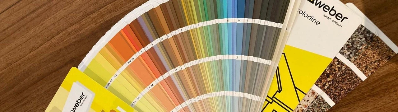 Nový vzorkovník weber colorline - vejár