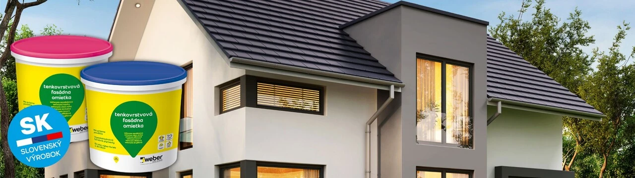 Zahájte sezónu s Weberom a jeho fasádnymi omietkami