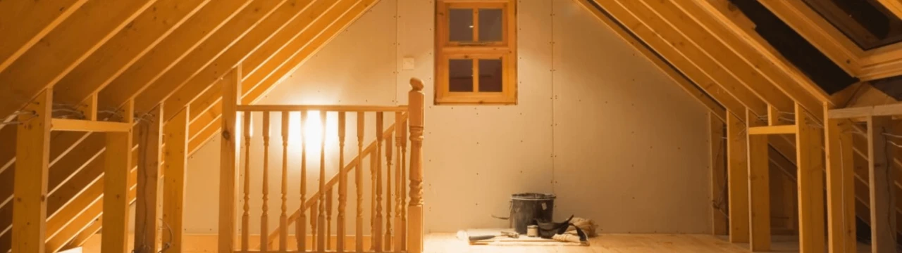 Rekonštrukcia a zatepľovanie podkrovia.