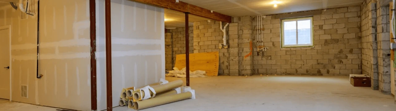 Rekonštrukcia pivnice v procese.