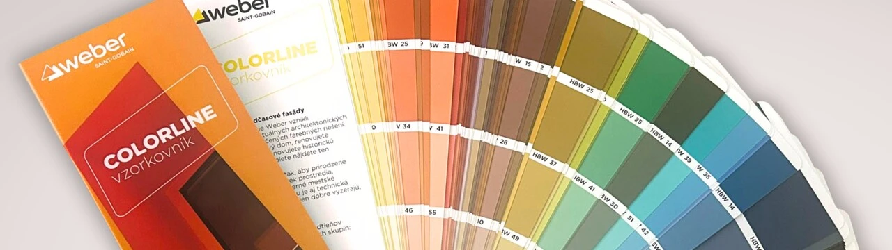 Nový vzorkovník weber colorline - vejár