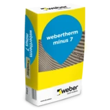 webertherm minus 7 - Lepiaca a výstužná malta na lepenie a stierkovanie tepelnoizolačných materiálov v chladnom období