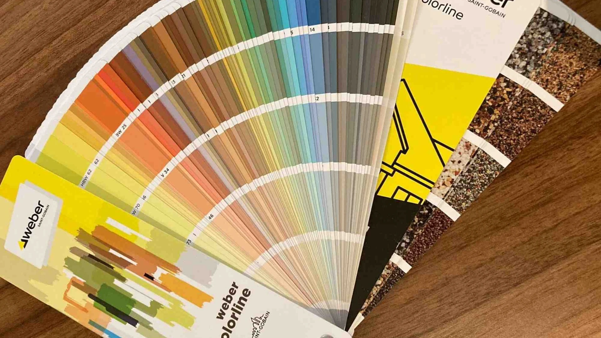 Nový vzorkovník weber colorline - vejár