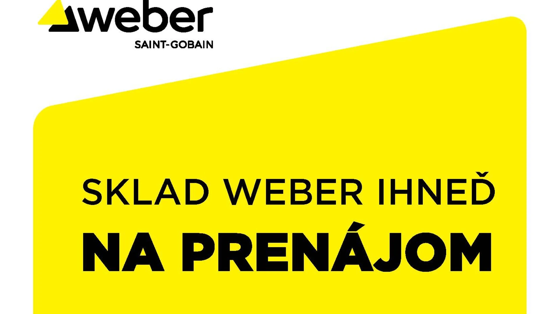 Sklad Weber prenájom