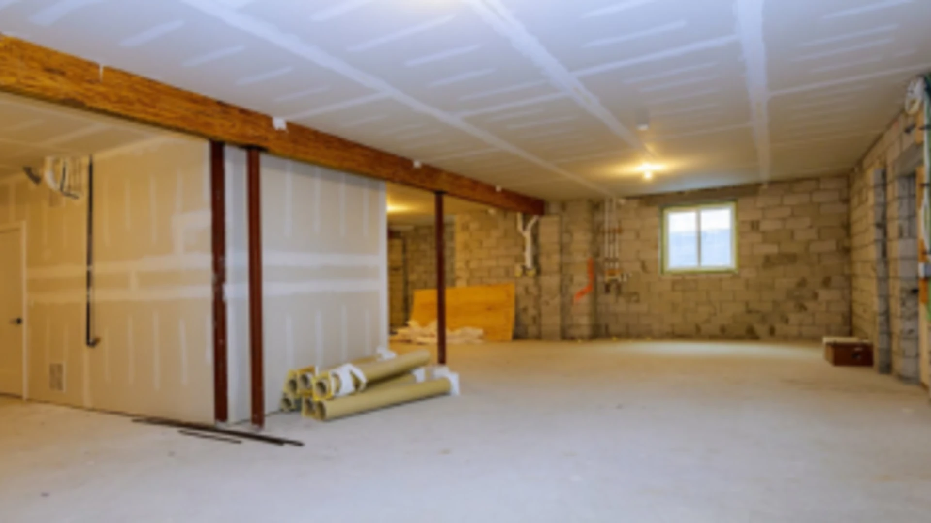 Rekonštrukcia pivnice v procese.