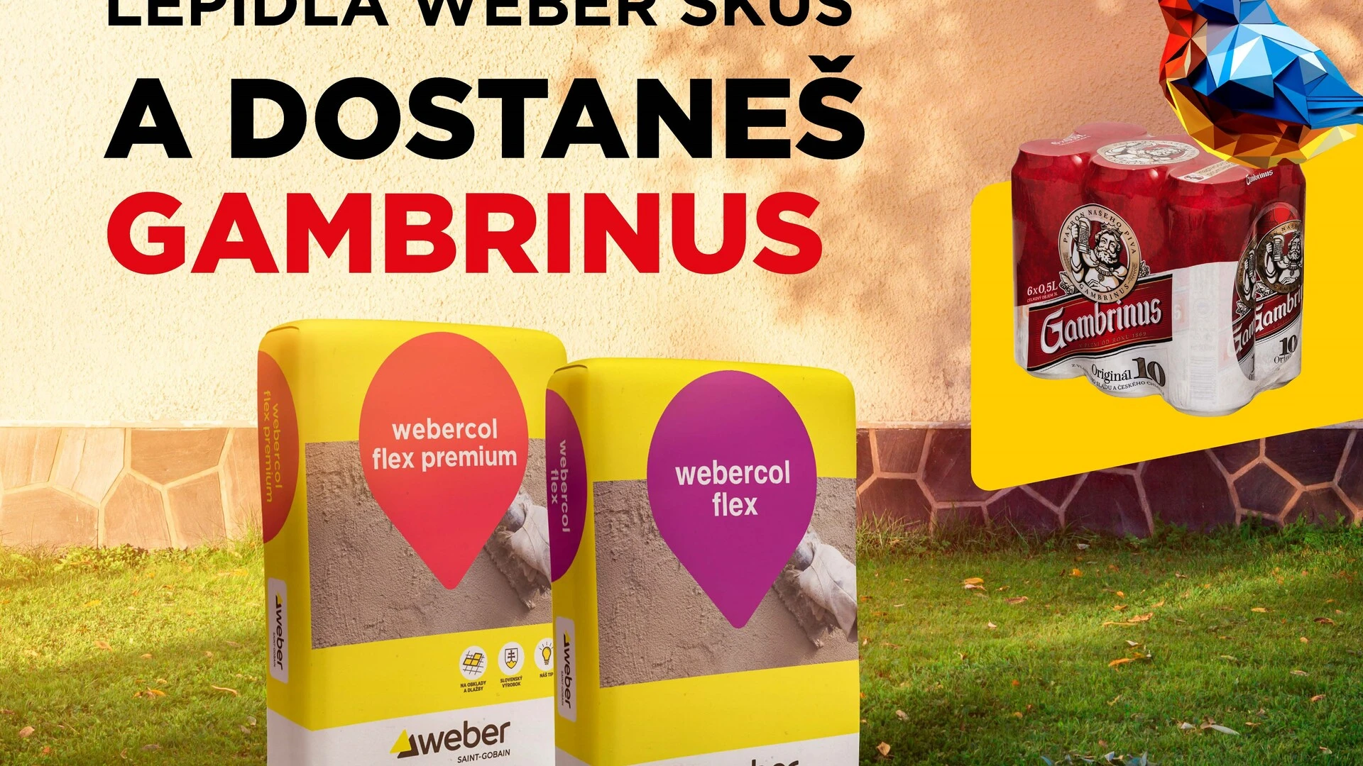 Jesenná akcia na lepidlá Weber