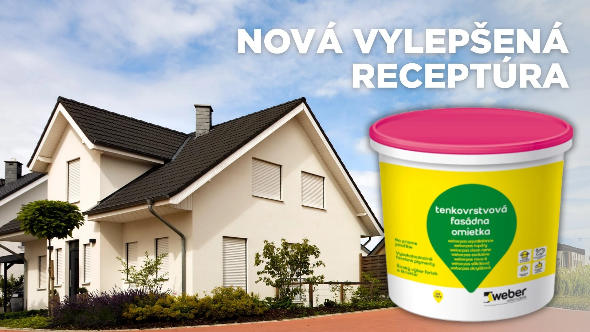 Nová receptúra weberpas nova S
