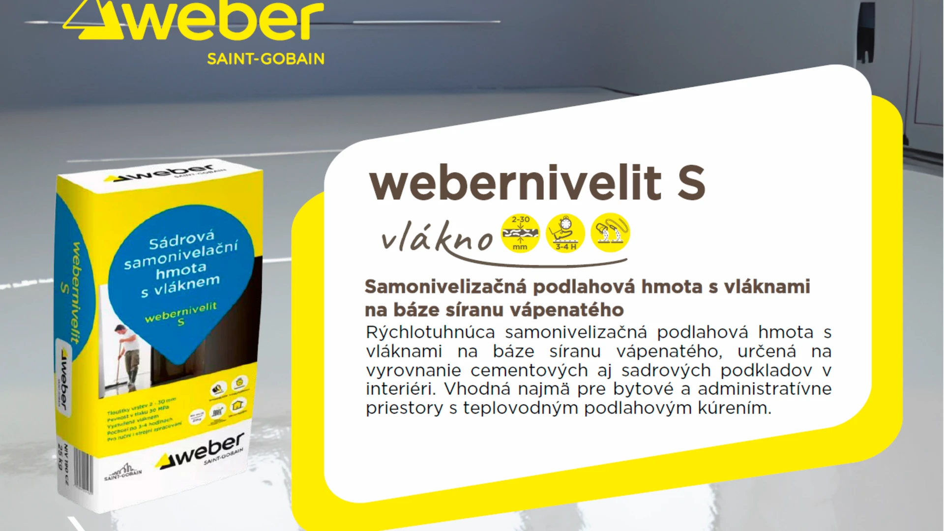 webernivelit S produkt roka