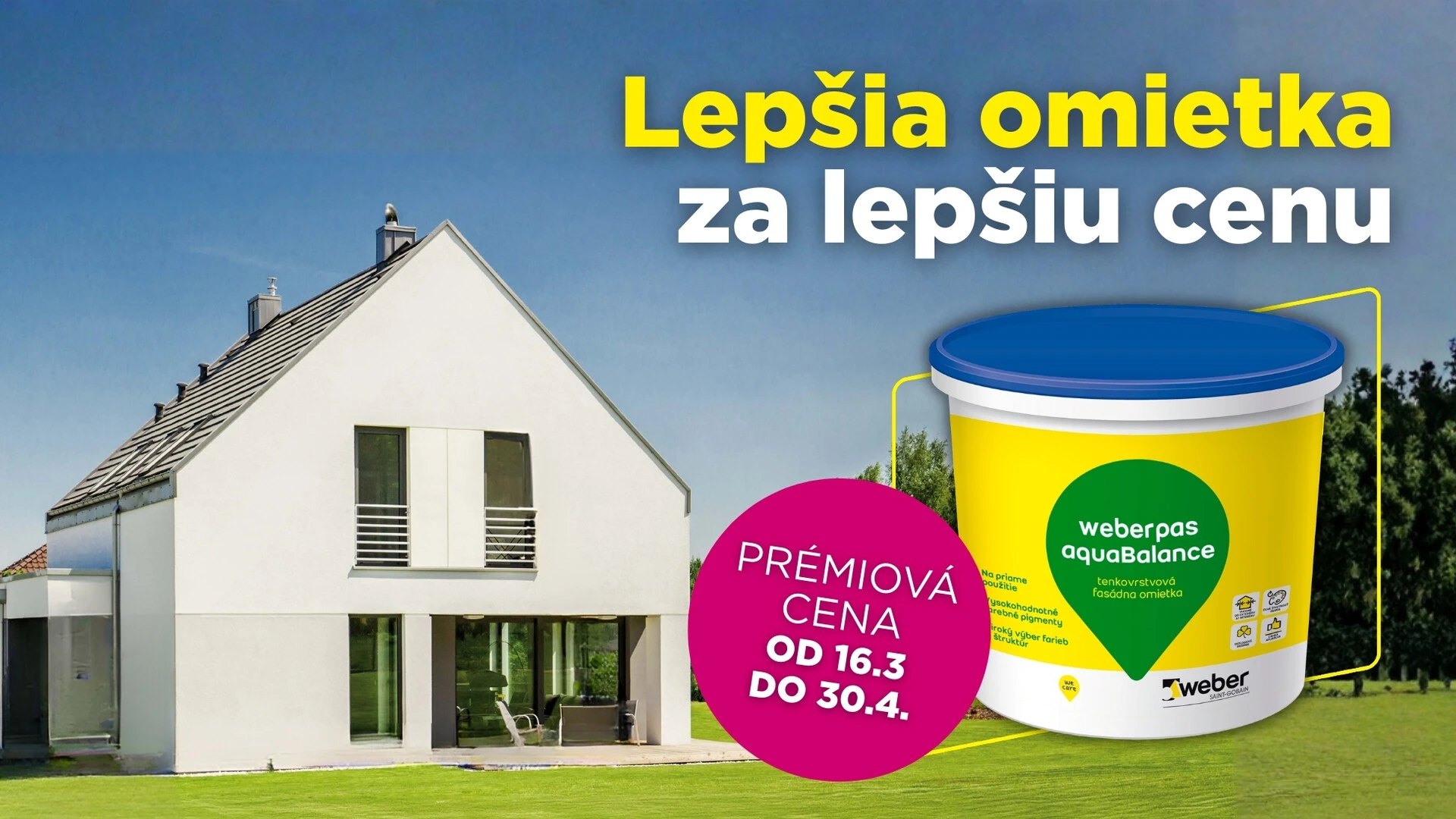 Banner k jarnej akcii na omietku Weber 2026