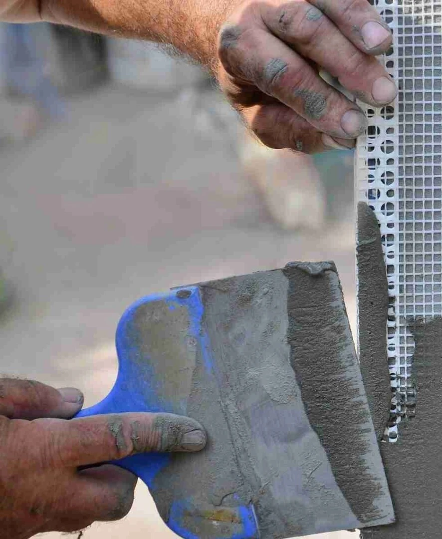 Detail zateplovacieho profilu rohovníka