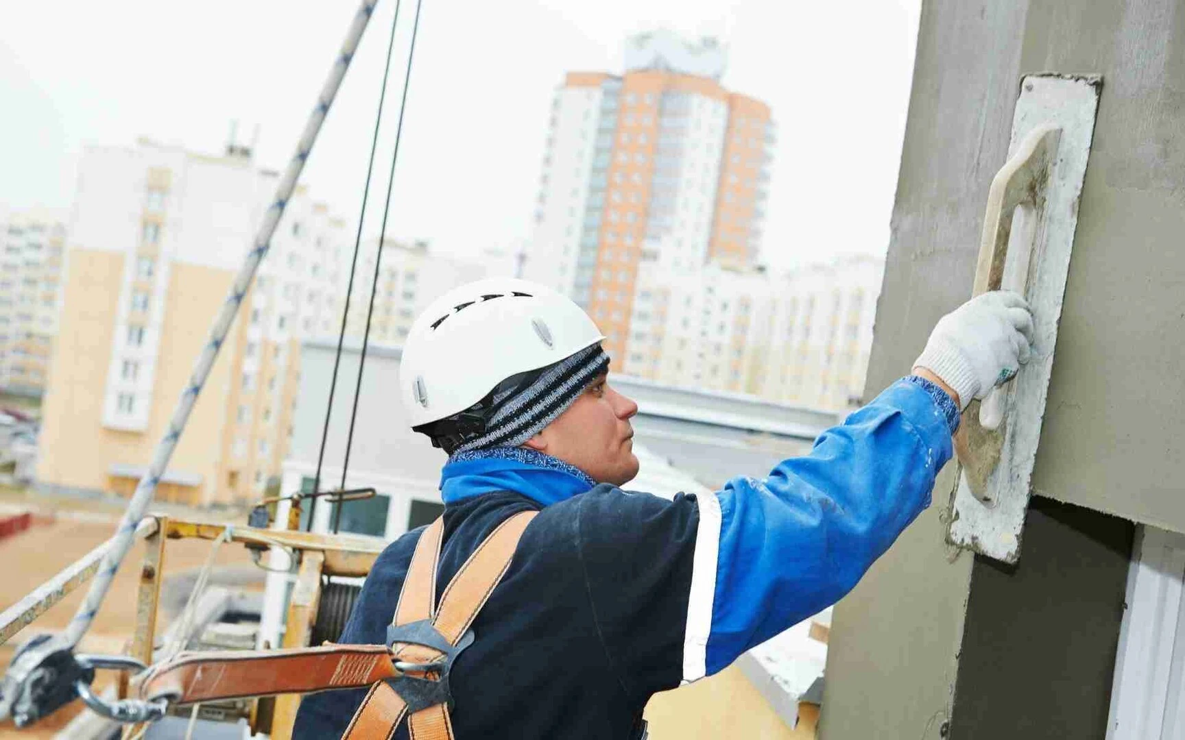 Nanášanie armovacieho lepidla