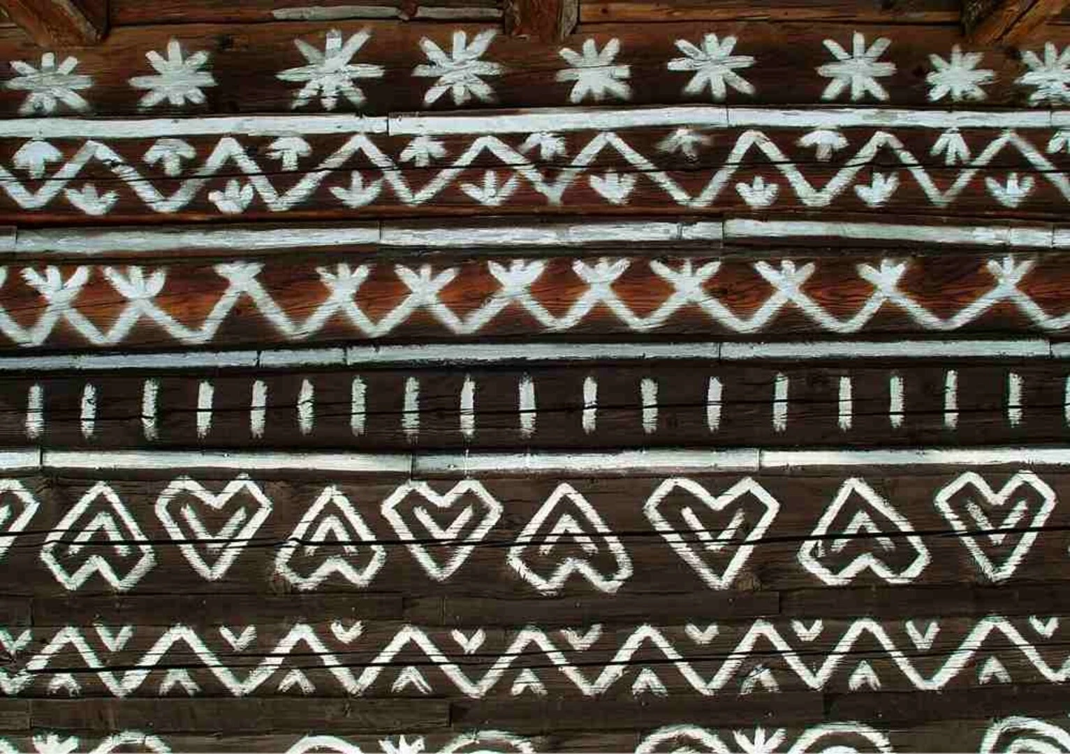 Čičmiansky vzor na dreve