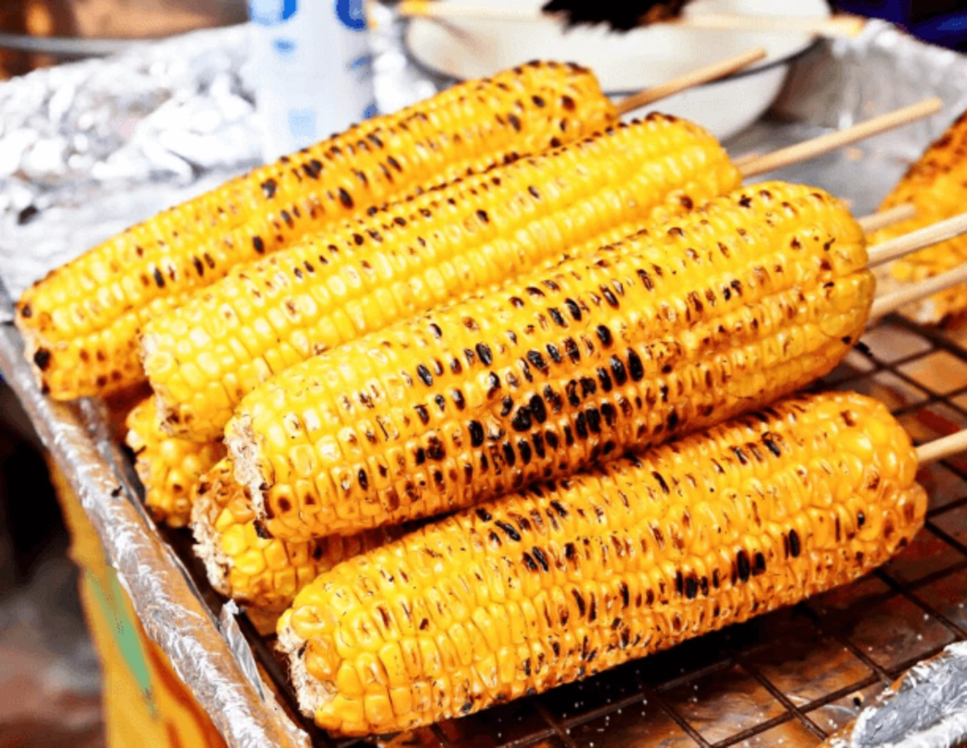 Grilovaná kukurica.