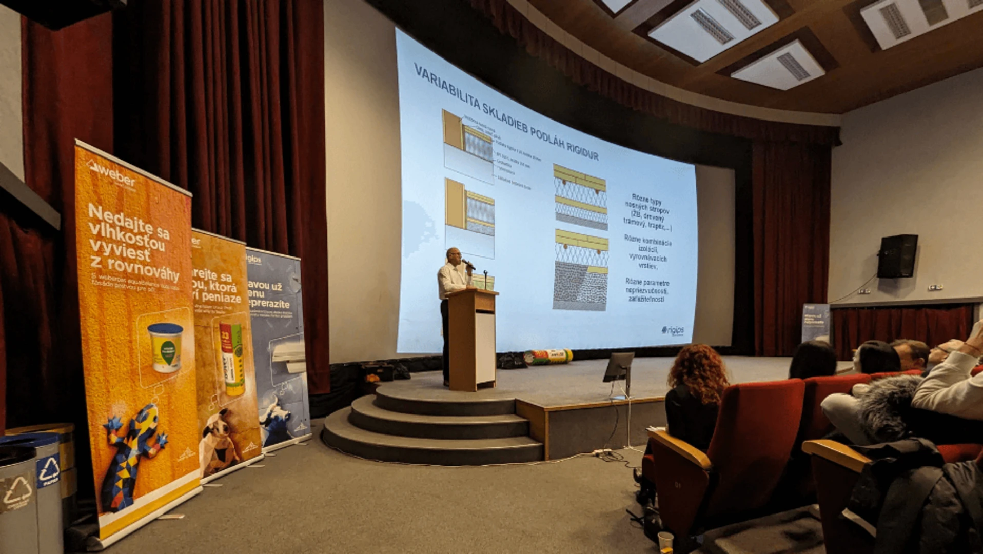 Weber bol aj tento rok súčasťou Montážnych Konferenciách Rigips 2024