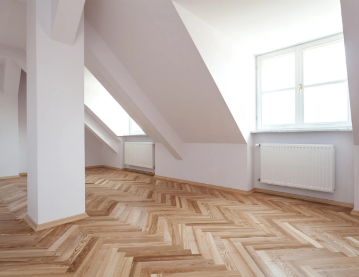 Zrekonštruované zateplené podkrovie.