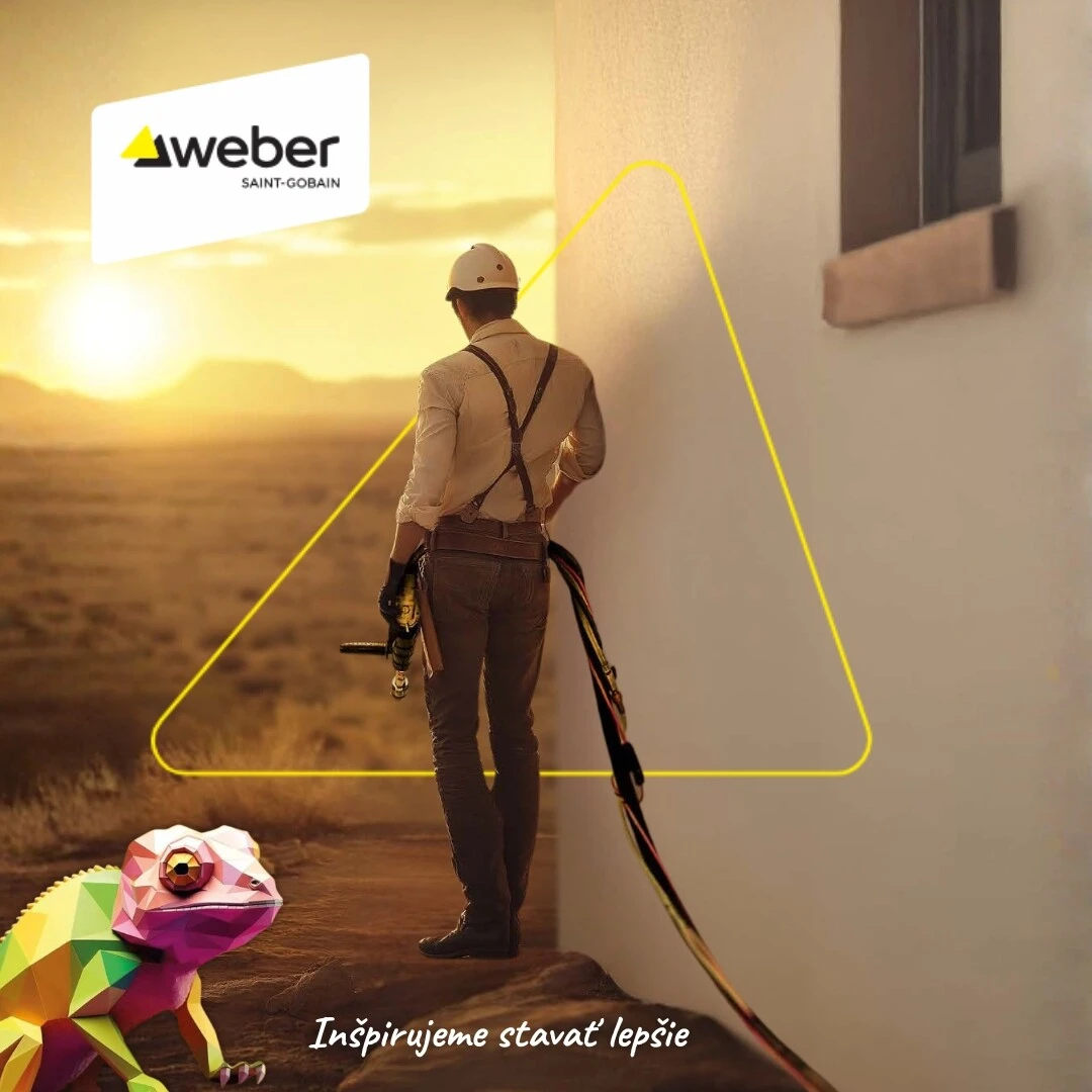 Post na sociálne médiá - Striekané omietky