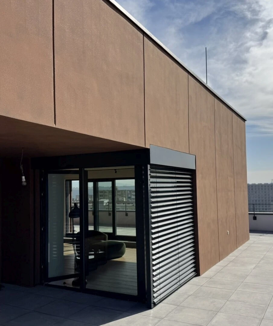 BD Popradská Košice - Patina Corten - Referencia Weber