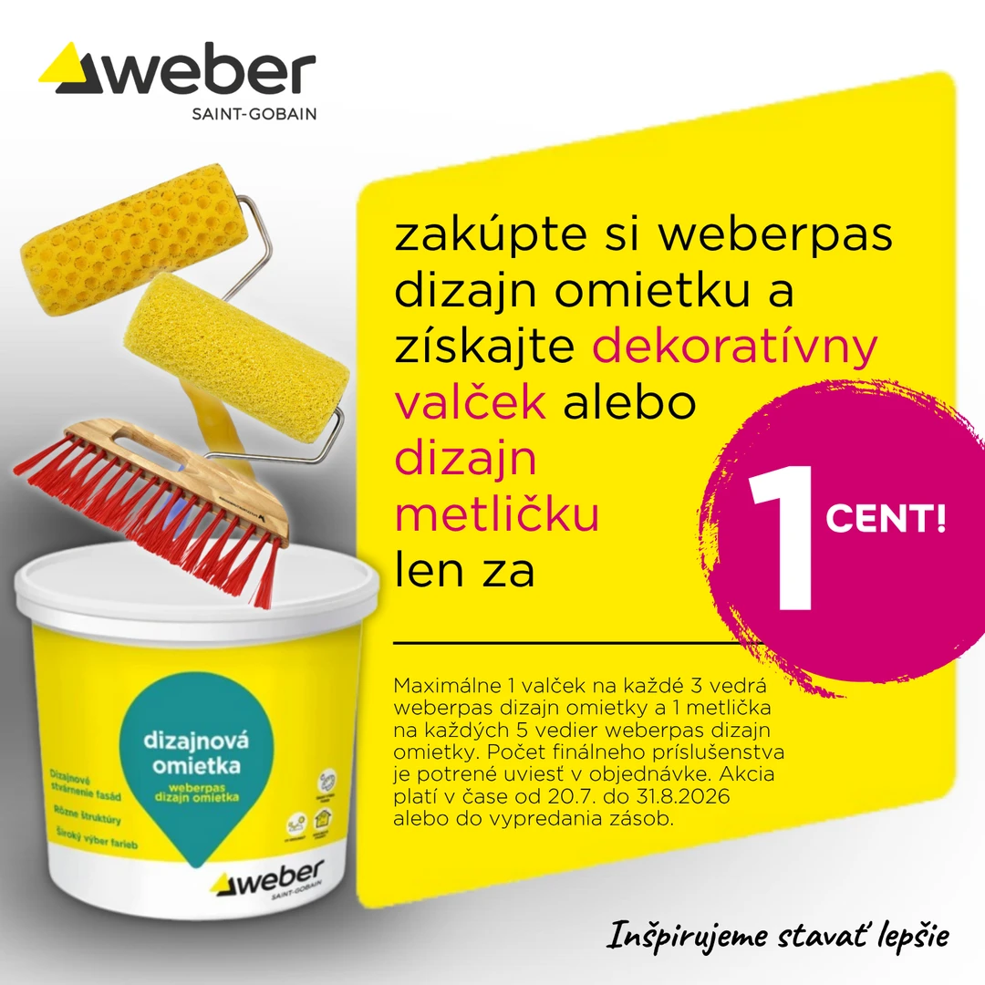 Letná akcia - Biela fasáda a dizajnová omietka _FB post