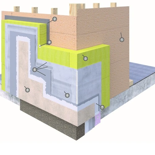Stavba zatepľovacieho systému Weber weber therm flex E