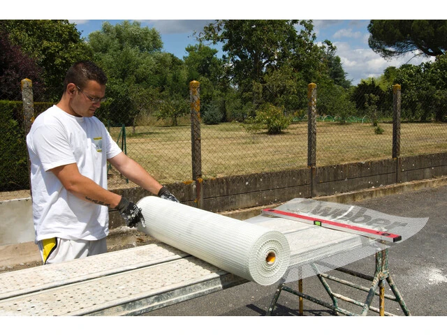 Príprava sklovláknitej mriežky