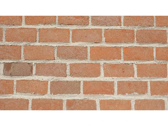 Obvodový múr podkladové murivo z červených tehál