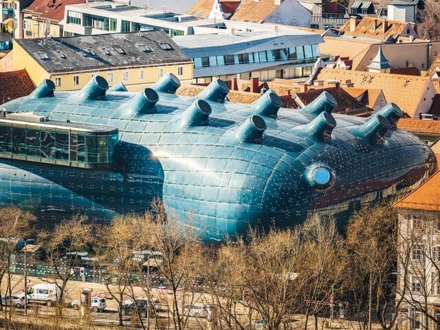 Múzeum Kunsthaus v Rakúsku