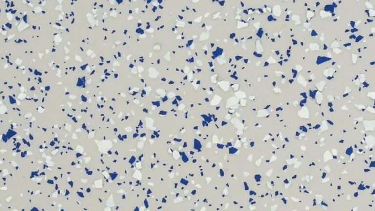 RAL 7035, biele a modré chipsy