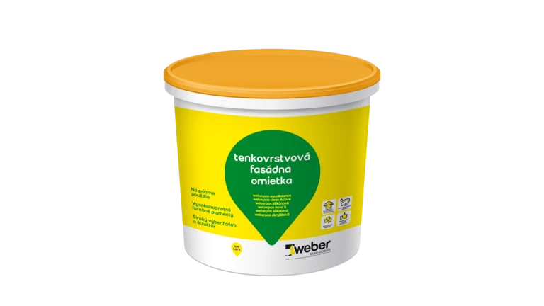 weberpas silikónová - Tradičná omietka na báze silikónových živíc