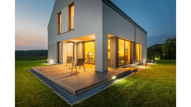 Moderný dom s novou fasádou