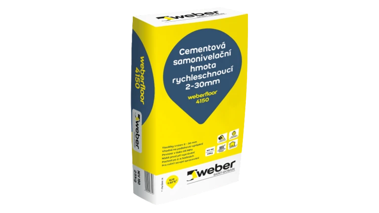 weberfloor 4150 - Samonivelizačná rýchlotuhnúca modifikovaná podlahová hmota