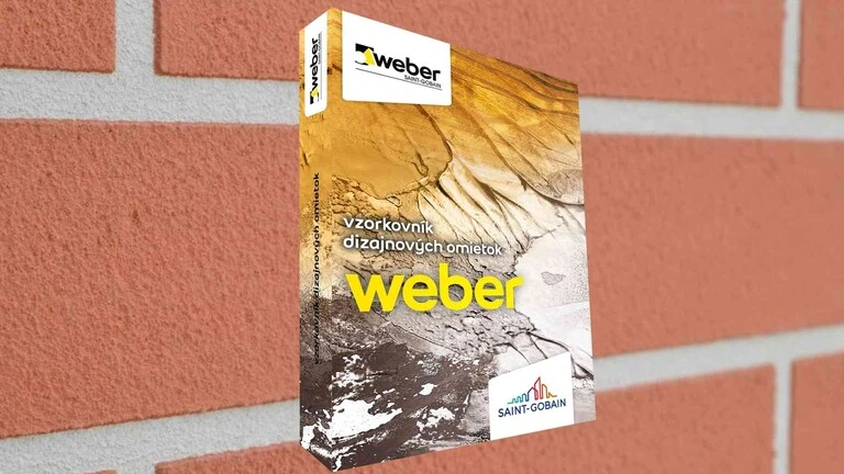 3D vzorkovník dizajnových omietok Weber