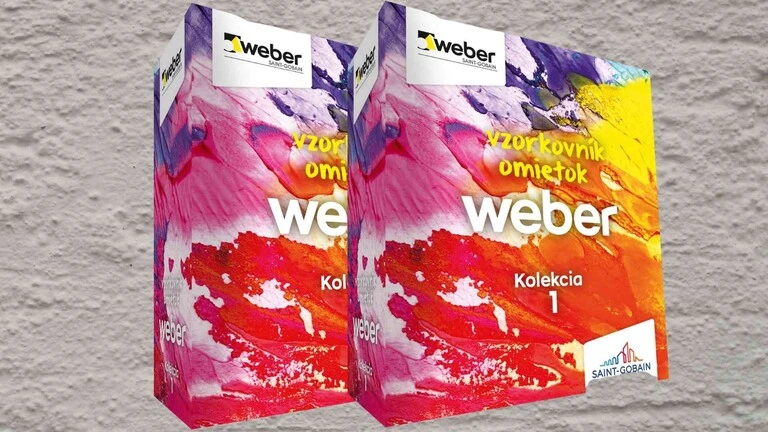 3D sada vzorkovníkov tenkovrstvových omietok Weber