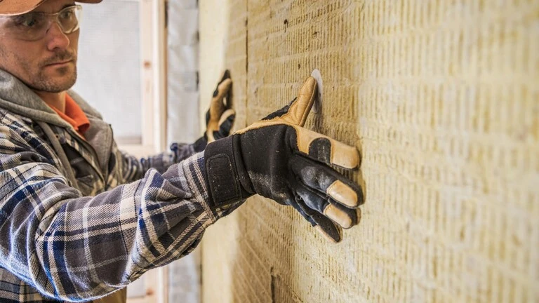 muž v šiltovke s rukavicami, ktorý zatepluje