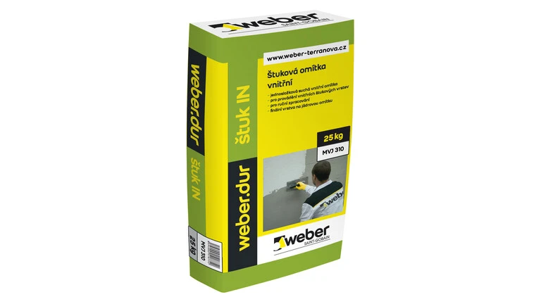 weberdur štuk IN - Interiérová štuková stierka