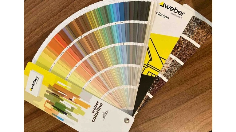 Nový vzorkovník weber colorline - vejár