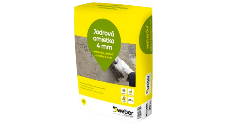 weberdur jadrová omietka 4 mm