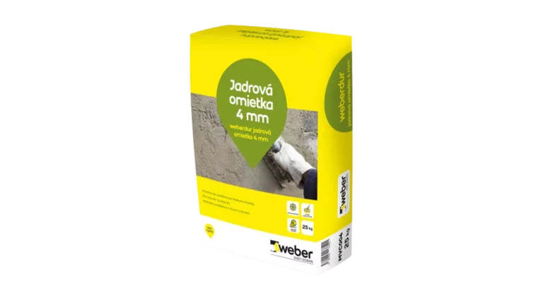 weberdur jadrová omietka 4 mm