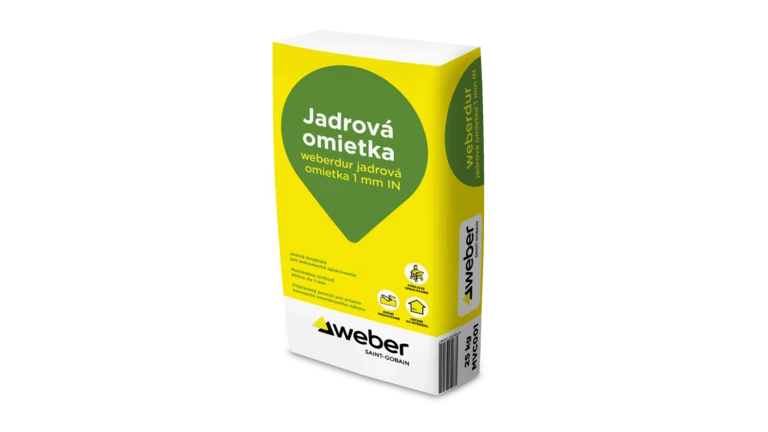 weberdur jadrová omietka 1 mm - Interiérová omietka