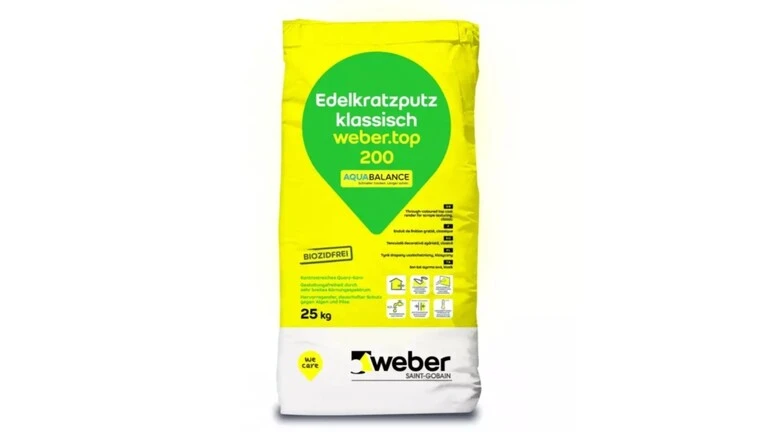 weber.top 200 AquaBalance - Minerálna škrabaná omietka