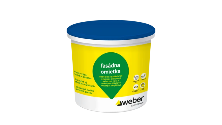 weberpas aquaBalance - Inovatívna fasádna omietka