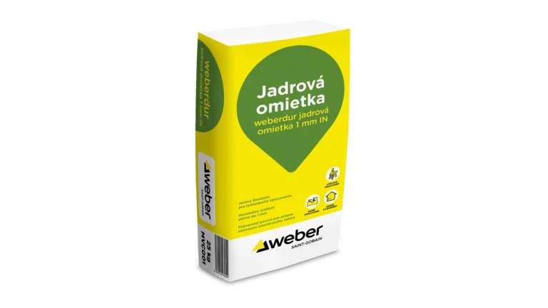 weberdur jadrová omietka 1 mm