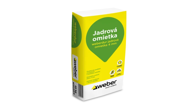 weberdur jadrová omietka 4 mm