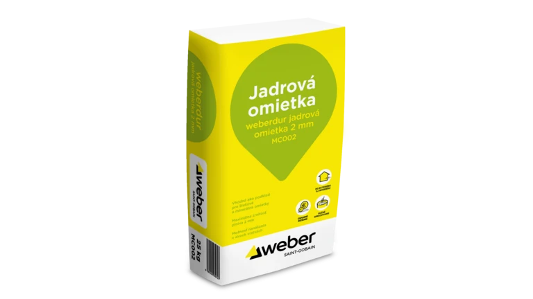 weberdur jadrová omietka 2mm - Univerzálna jadrová omietka