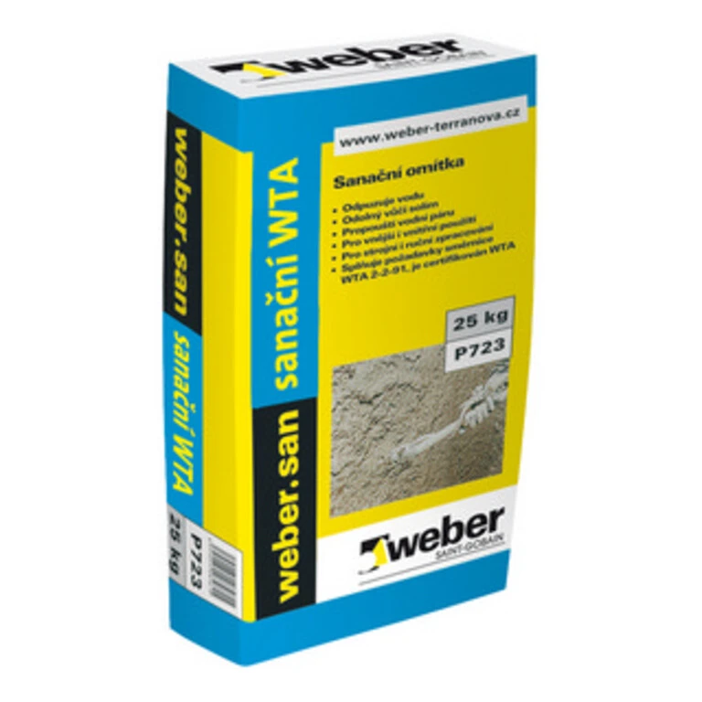 webersan sanační WTA - Sanačná vyrovnávacia omietka