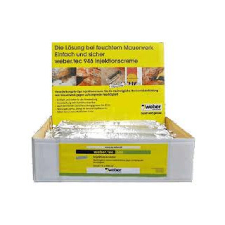 12X CREMA INIEZIONE Weber.Tec 946 Blocco Orizzontale Impermeabilizzazione 114653564250 - Foto 9