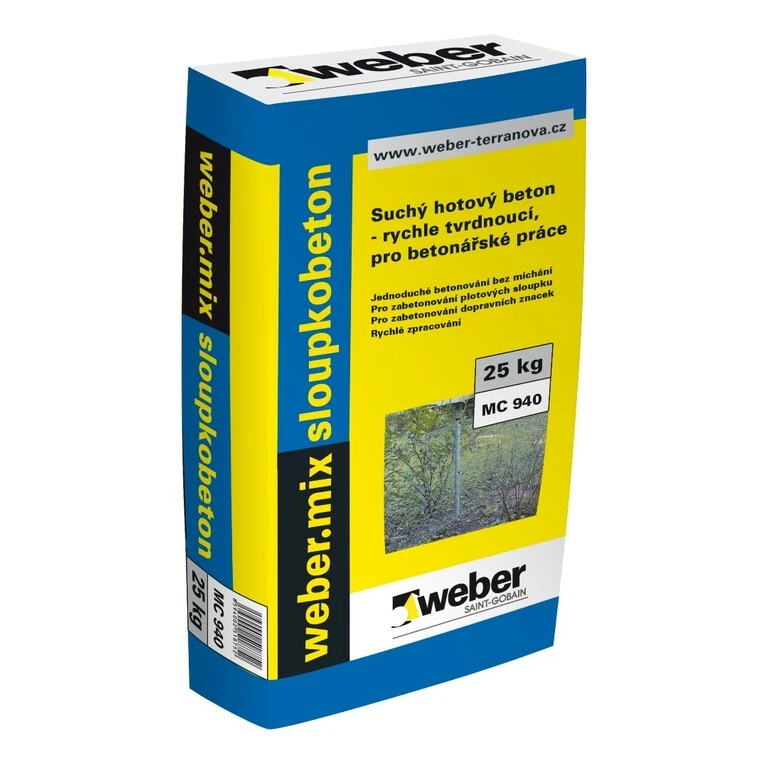 webermix stĺpkobetón - Suchý rýchloschnúci betón