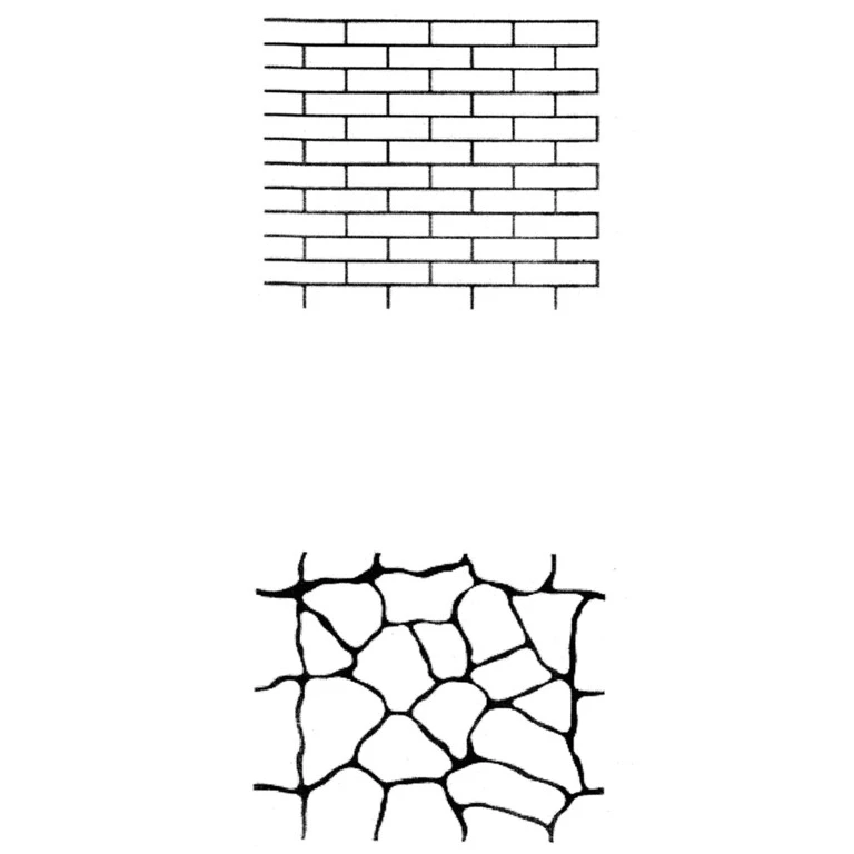 Samolepiaca šablóna na dekoratívne omietky - Tehla a Kameň