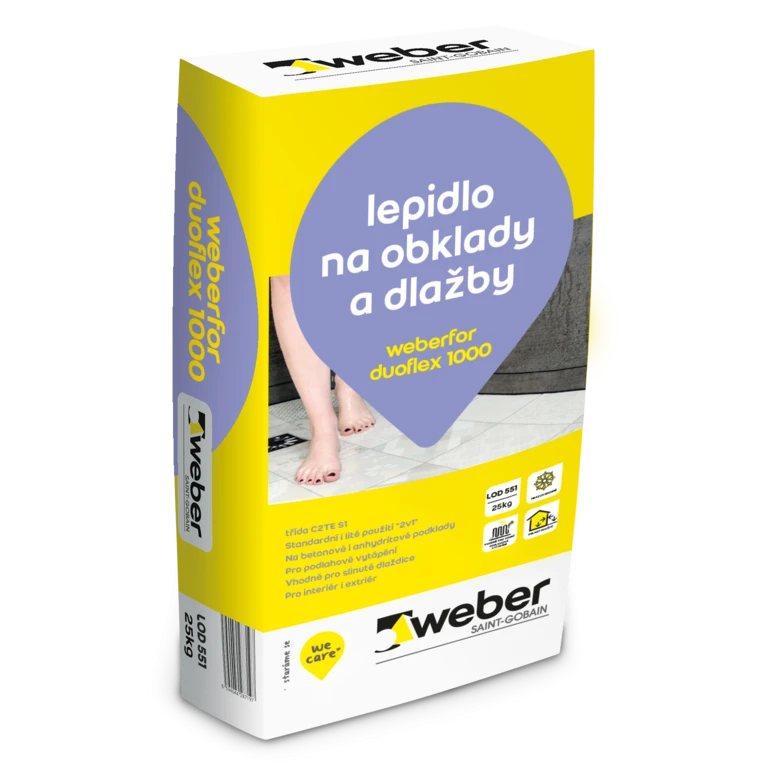 weberfor duoflex 1000 - Lepidlo pre anhydritové potery
