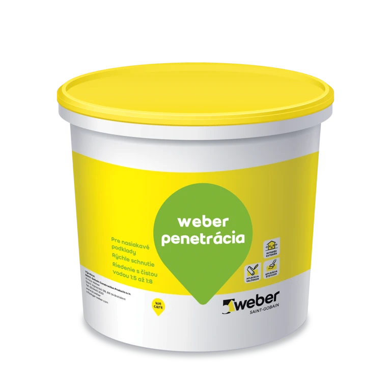 weber penetrácia - Penetračný náter na nasiakavé podklady