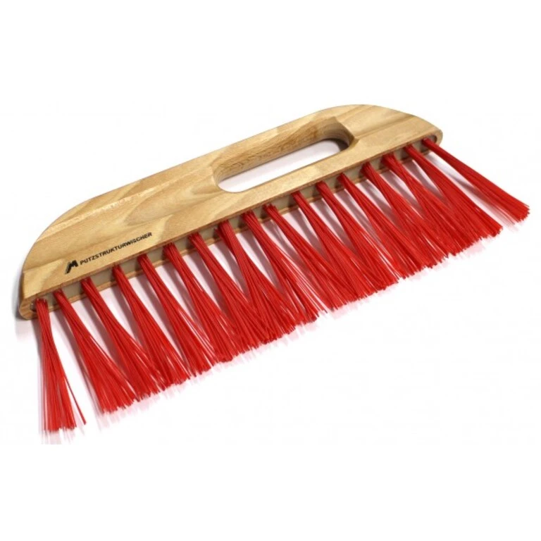 Metlička na dekoratívne stvárnenie fasád (textúrovanie metličkou) pomocou omietky weberpas silikon brush